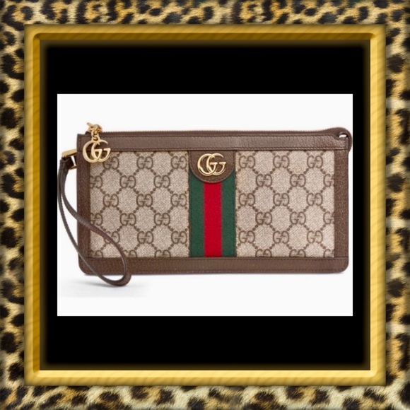 Gucci Handbags - 👑✅PRICE FIRM✅AUTHENTIC Gucci GG Supreme Ophidia Wristlet